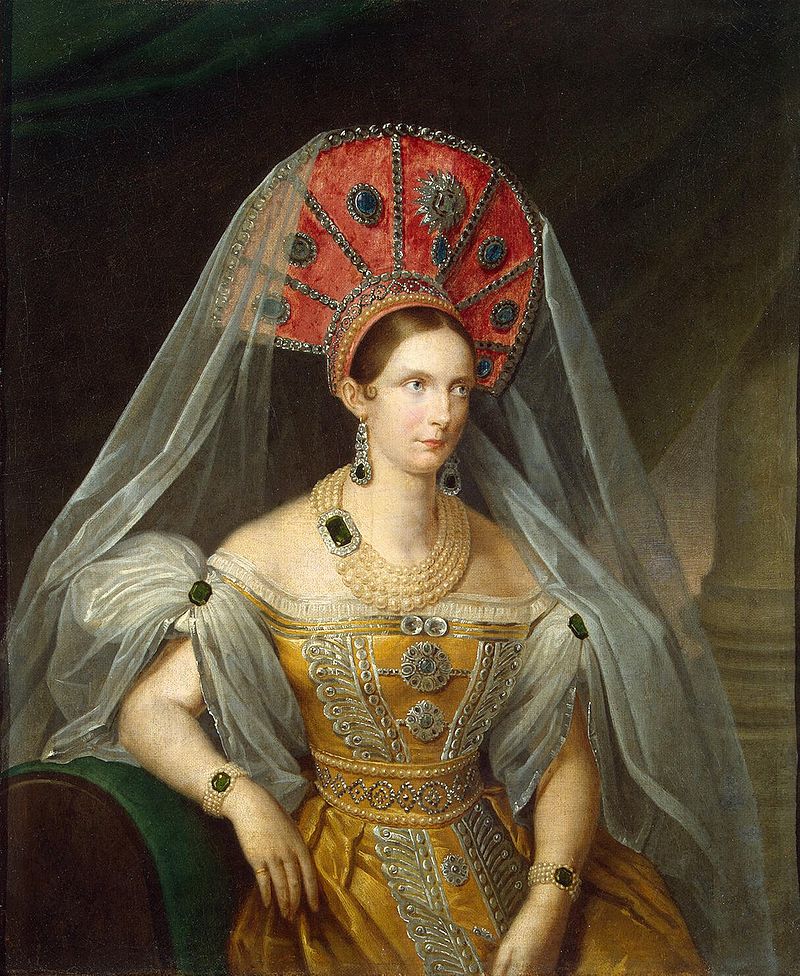Императрица Александра Федоровна (жена Николая I); А.Малюков, 1836 год
